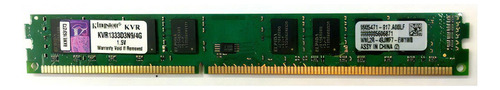 Memoria Kingston Ddr3 4g/1333 Dimm Pc10600 Kvr1333d3n9/4g