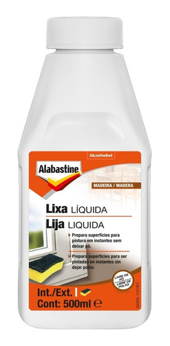 Imagen 3 de 7 de Alabastine Lija Liquida 500 Ml Alba Mm