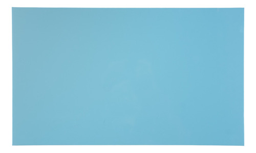 PrátiCOZ Placa CANTO RETO tábua placa de polietileno carnes 50x30 esp 10mm corte reto cor azul