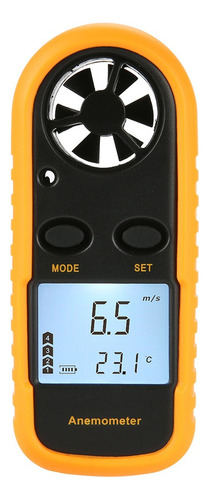 Mini Lcd Anemómetro Digital Velocidad Del Viento Velocidad D
