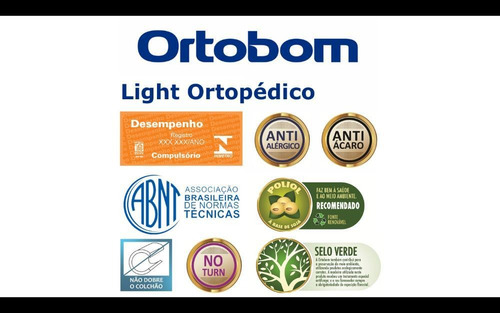 Imagem 4 de 5 de Cama Box E Colchão Light Ortopédico Casal (138x188)- Ortobom