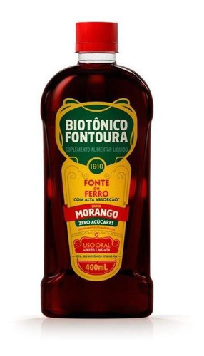 Biotônico Fontoura Morango Com 400ml