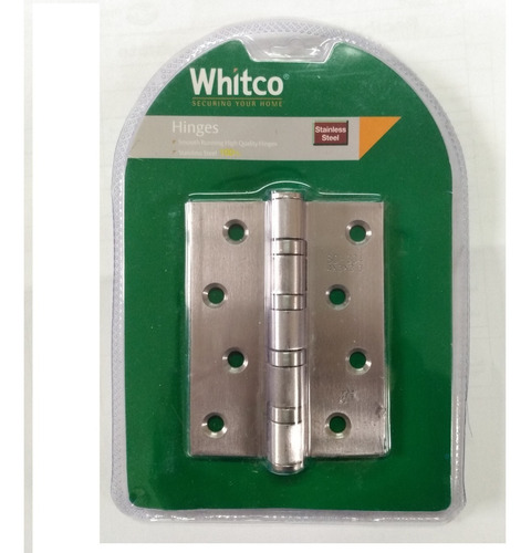 Bisagra Municion Acero Inoxidable 100x75 Whitco Blister