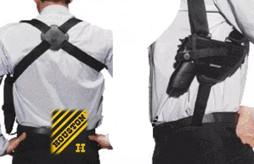 Pistolera Sobaquera Horizontal Porta Cargador Doble Houston