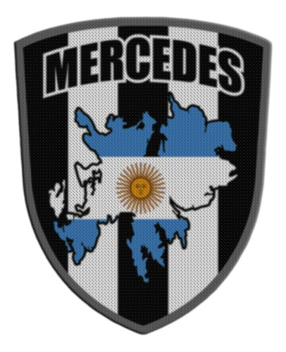 Parche Termoadhesivo Malvinas Y Club Mercedes