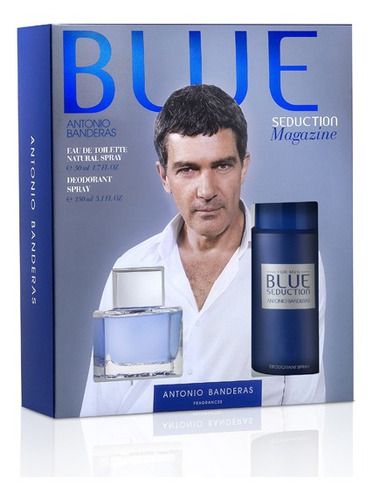 Estuche Blue Seduction Magazine Edt 50ml+ Desodorante 150ml
