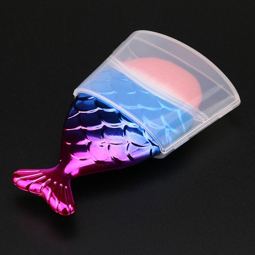 Funda Protectora Para Brochas De Maquillaje Con Forma De Col
