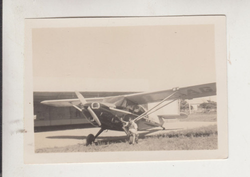 Uruguay Antigua Fotografia De Avioneta Vintage Transportes