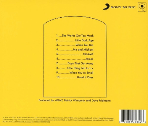 Cd Mmt Little Dark Age Novo Original Importado Oiiuya
