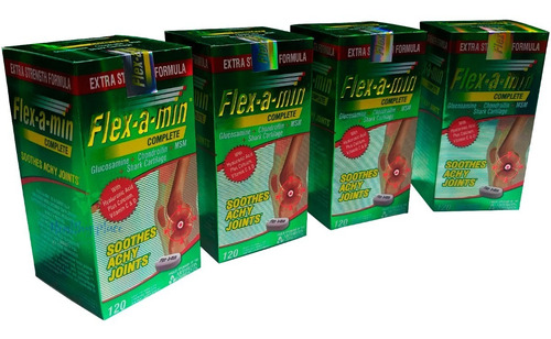 Flexamin 480 Capsulas Cartilago Tib - Unidad a $766