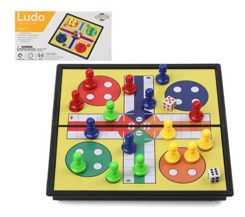 Juego De Mesa Ludo Magnetico Deluxe 24x24 - Irion