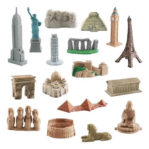 Kits De Construcción De Monumentos Históricos, 17 Piezas