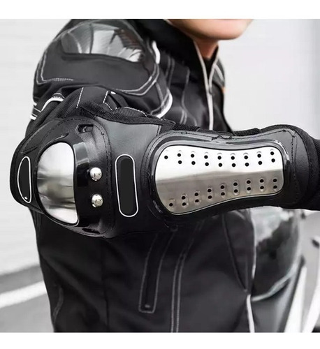 Imagen 3 de 9 de Kit Protecciones Motociclista Rodillas Codos 4 Pz