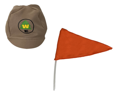 Cosplay Boy Scout Con Insignias - Traje Explorador - Niños Amarillo Talla 1 Año