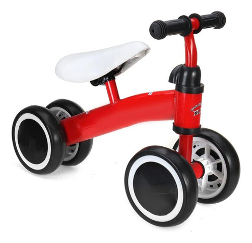 Triciclo Mini Bicicleta Equilibrio Aprendizaje Infantil Rojo