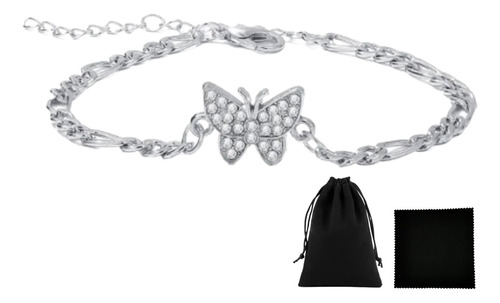 Collar Choker Gargantilla Regalo Mujer Mariposa Moda Plata