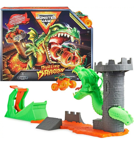 Monster Jam Pista Dueling Dragon Playset Original Recoleta