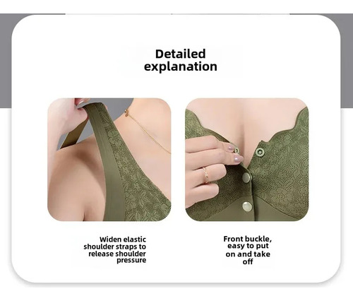 Sujetador De Encaje Sin Cables, Talla Grande, Ropa Interior