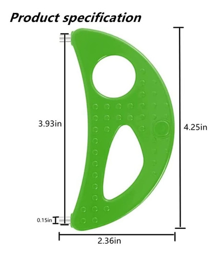 Bryhzkcm Crescent Tool Green Fit Para Jack Lalanne Power Jui