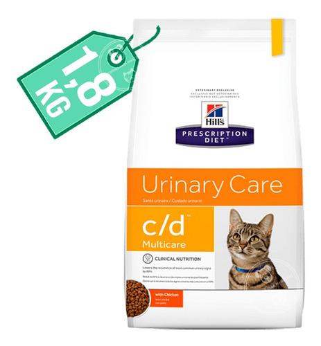 Hills Prescription Diet Gato Urinary Multicare C/d 1.8 Kg