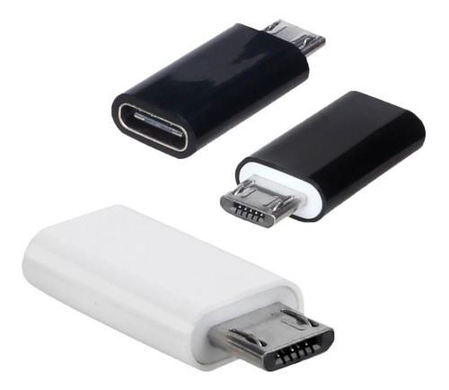 Adaptador Usb Micro Usb Macho A Tipo C Hembra Carga Y Datos