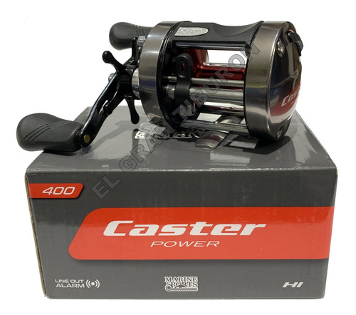 Imagen 1 de 5 de Reel Marine Sports Caster Power 400 Chicharra 190/0,40m