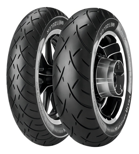 Pneu 130/90-16 + 170/80b15 Moto Me888 Metzeler