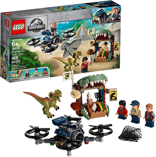 Lego Jurassic World Dilofosaurio A La Fuga 75934 