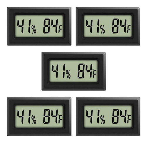 Rojuna Mini Termometro Higrometro, Pantalla Lcd De Gran Nume