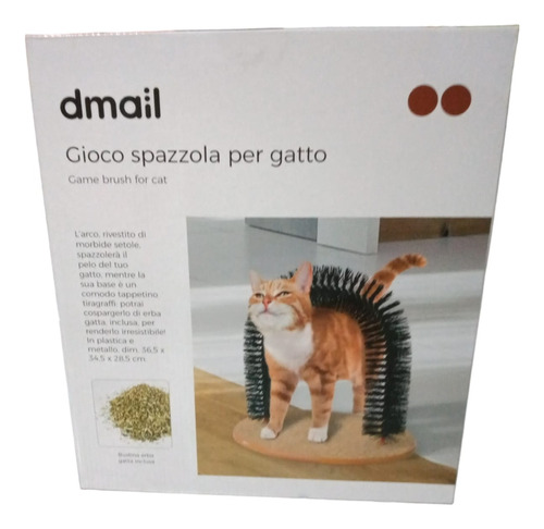 Arco Rascador Masajeador Premium Gimnasio Para Gatos