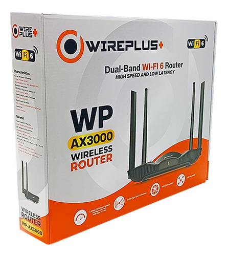 Router Wp-ax3000 Doble Banda Gigabit Wifi 6 Wireplus