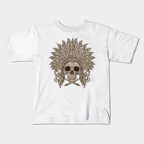 Remera Blanca Bichos Niño Niña Adulto Calavera Mexicana A 3