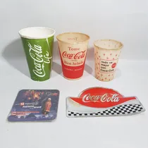 Comprar Antiguos Vasos Coca Cola Calco Posavaso Lote X 5 Mag 62900
