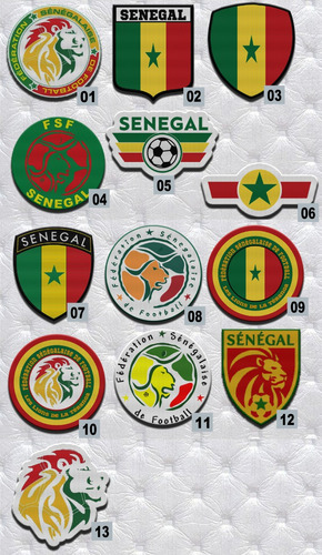 Parche Termoadhesivo Escudo 7,5 Cm Seleccion Senegal