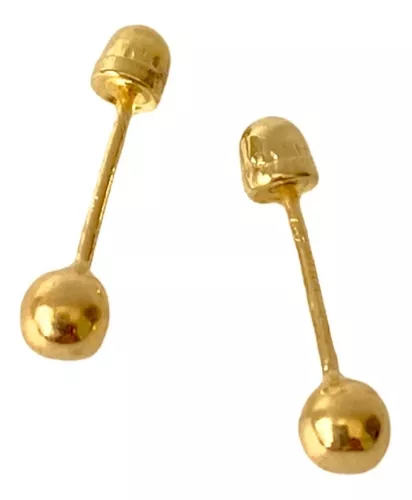 Aretes De Oro Niña 