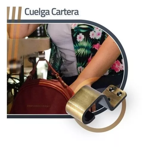 Gancho Accesorio Cuelga Cartera Para Mesa X 10