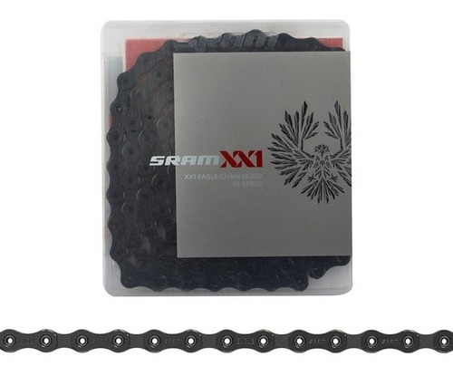 Imagen 1 de 1 de Cadena Sram Pcxx1 12p Negra Power Lock Eagle 126e