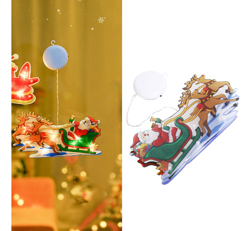 Luces Navideñas Led Con Ventosa Para Colgar En La Ventana