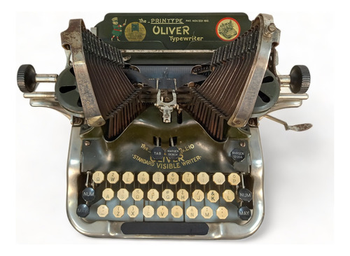 Máquina De Escribir Antigua Oliver 1915