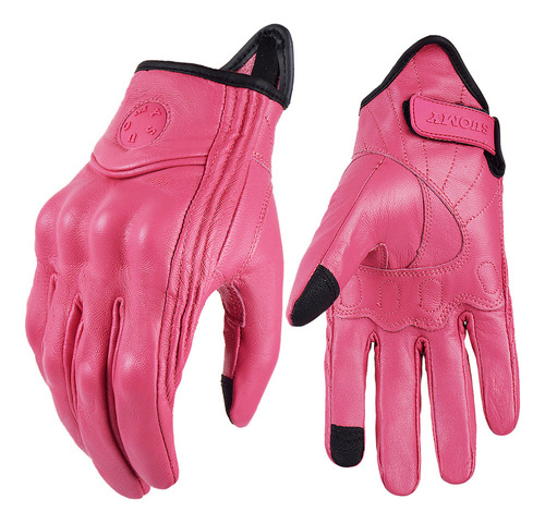 Guantes Vintage De Cuero Para Moto, Guantes Moto Sports Prot