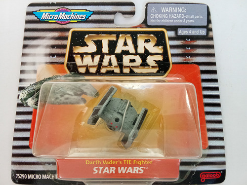 Darth Vaders Tie Fighter - Star Wars Micro Machines (Usado)