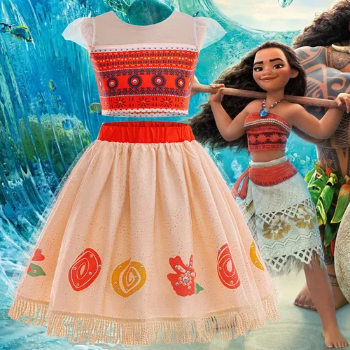 Disfraz de moana para niña de 2 años sale