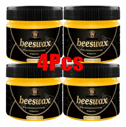 Muebles Pulidos Con Cera De Abejas, 4 Unidades S