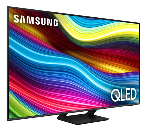 Smart TV de 55" Samsung Qled 4K QN55Q65CAGXZD con pantalla QLED 4K color gris