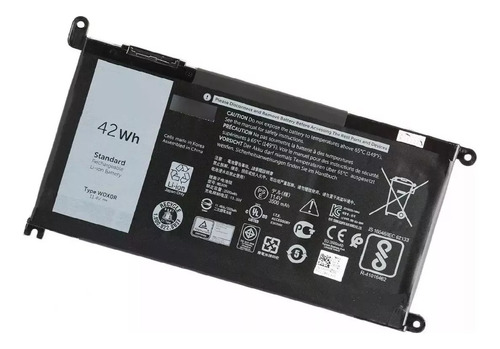 Bateria Para Notebook Dell P75f | 3400 Mah Preto