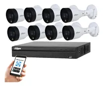 Comprar Kit Dahua Nvr 4k 8ch Poe + 8 Cam Ip Full Color 2mp 1080p 