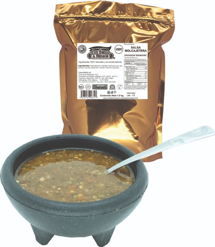 Salsa Molcajetera Deshidratada En Polvo 1kg, 100% Natural