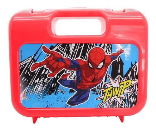 Lunchera Plastica Spiderman Infantil Marvel Ar1 Ha186 Ellobo