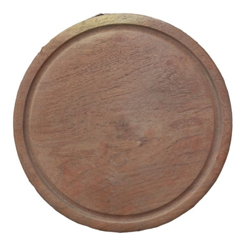 Plato Para Asado De Madera 24cm. Pack Por 6u Kositaspami