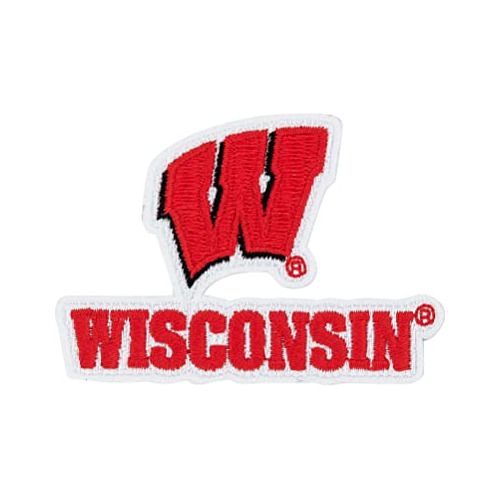 Parche Bordado De La Universidad De Wisconsin Badgers Uw Mad